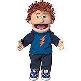 14" Tommy, Peach Boy, Hand Puppet, by Silly Puppets