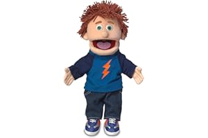 14" Tommy, Peach Boy, Hand Puppet, by Silly Puppets