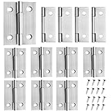 12 PCS 2 inches Door Hinge Cabinet Door Hinges