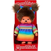Sekiguchi Original Monchhichi Girl, Approx. 20 cm | Plush toy with