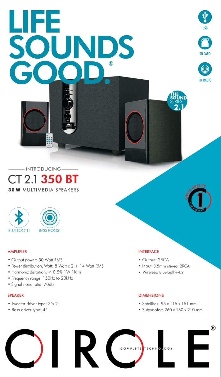 circle 2.1 speakers