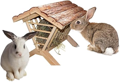 Amazon Com Beaks And Paws B P Large Rabbit Hay Rack With Cover