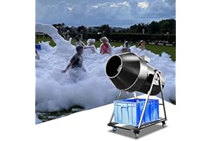 Stage Large Foam Machine, High Power Foam Machine for Outdoor Parties, 3000W Party Shaking Head Jet Bubble Machine, Manual El