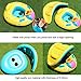 WTOR 3Pcs Baby Pool Float with Canopy Inflatable Arm Bands Swimming Pool Floats Toys Infant Swimming Ring for Toddlers