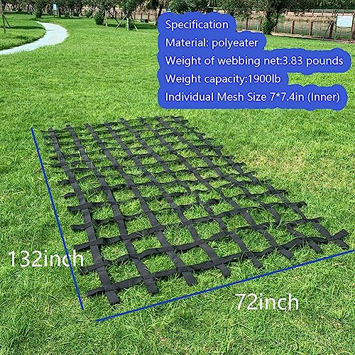 Climbing Cargo Net 11 ft X 6 ft Cargo Net for Climbing Adults