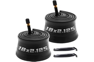 (2 Pack) 18x2.125/2.40 Bike Tubes 18 inch Off-Road Bicycle Inner Tube