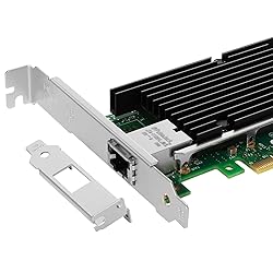 Euqvos PCIe Ethernet Network Card for Intel X540-T1