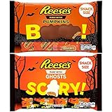 Reeses Peanut Butter Pumpkins and Ghosts Bundle Variety Pack Snack Size, 10.2 Ounces