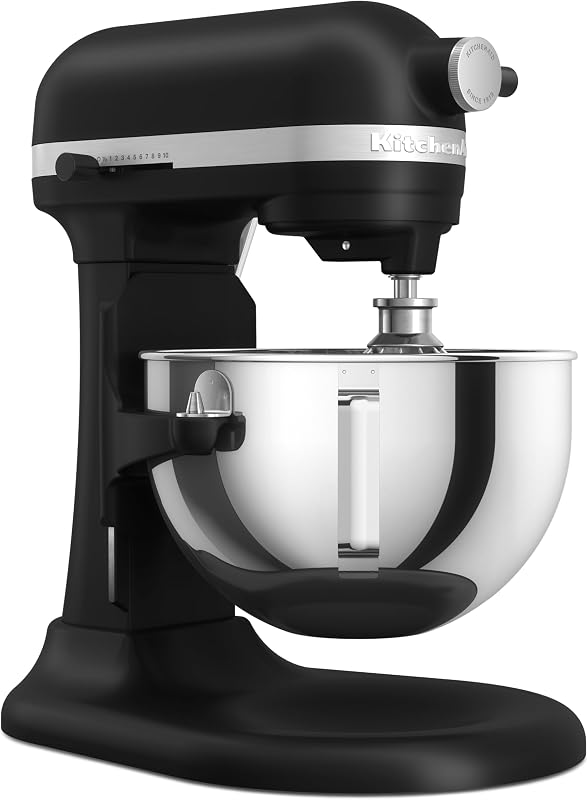 HEAVY DUTY - KÜCHENMASCHINE MIT SCHÜSSELHEBER 5,2 L - MATT SCHWARZ 5KSM55SXXEBM — Foto 5 von 8