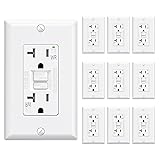 ELEGRP Outdoor GFCI Outlet 20 Amp, Self-Test GFI