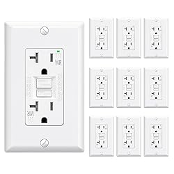 ELEGRP Outdoor GFCI Outlet 20 Amp, Self-Test GFI