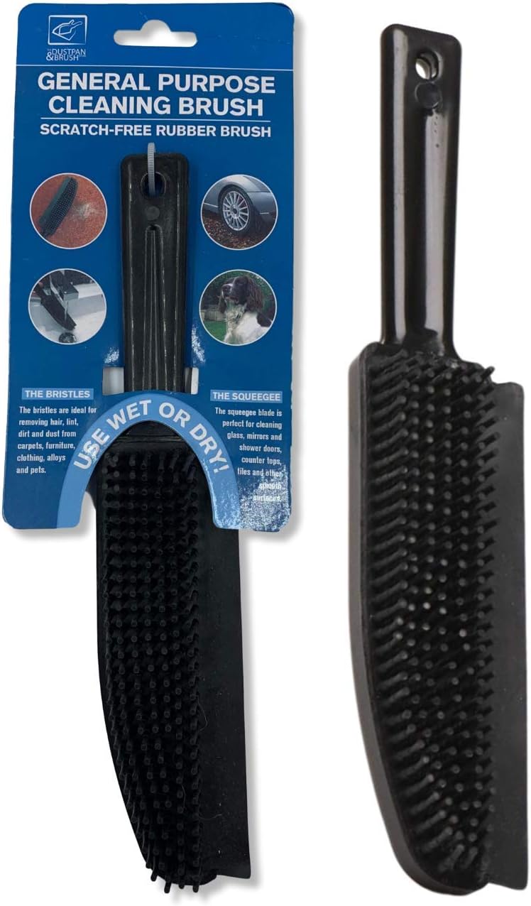 Professional 2 in 1 Rubber Hand Brush General Purpose Cleaning Brush