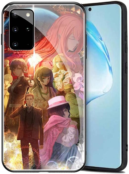 Amazon Com Samsung Galaxy A51 Case Soft Tpu Frame Protective Anti Scratch Tempered Glass Back Cover Spm 212 Steins Gate