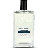 Cremo Cologne For Men - Blue Cedar & Cypress Mens Cologne Spray, A Woodsy Scent with Notes of Lemon Leaf, Cypress and Cedar, Multi-Layered Signature Men's Fragrances, 3.4 Fl Oz