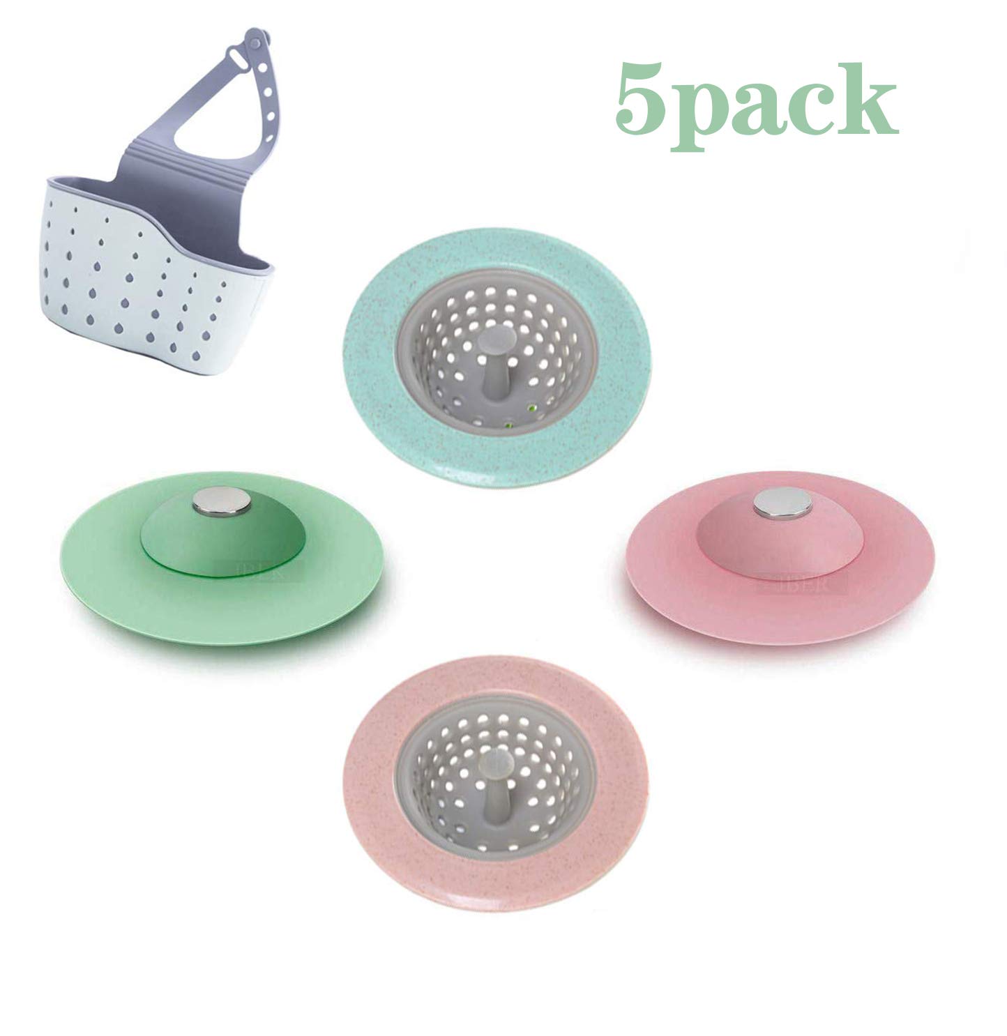 Online Shop Silicone Drain Tub Stopper Silicone Kitchen Strainer Large Wide Rim 4 5 Diameter Strainers For Floor Kitchen Laundry And Bathroom Gift Bag Just For You 51 79 51 52