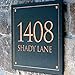Engraved Stone Address Plaque. These plaques are made from solid, real stone