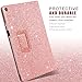 BENTOBEN Case for Amazon Fire HD 10 Tablet (9th/7th/5th Generation,2019/2017/2015 Release)-Bling Sparkly Folding Stand Cover with Stylus Holder &Auto Wake/Sleep Smart Case for Fire HD 10, Rose Gold