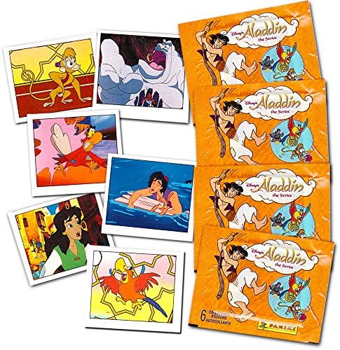 Disney Aladdin Stickers Party Supplies Pack -- Over 240 Stickers (Aladdin Toys)
