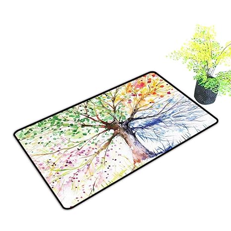 Amazon.com: Gmnalahome - Felpudo extra grueso con diseño de ...