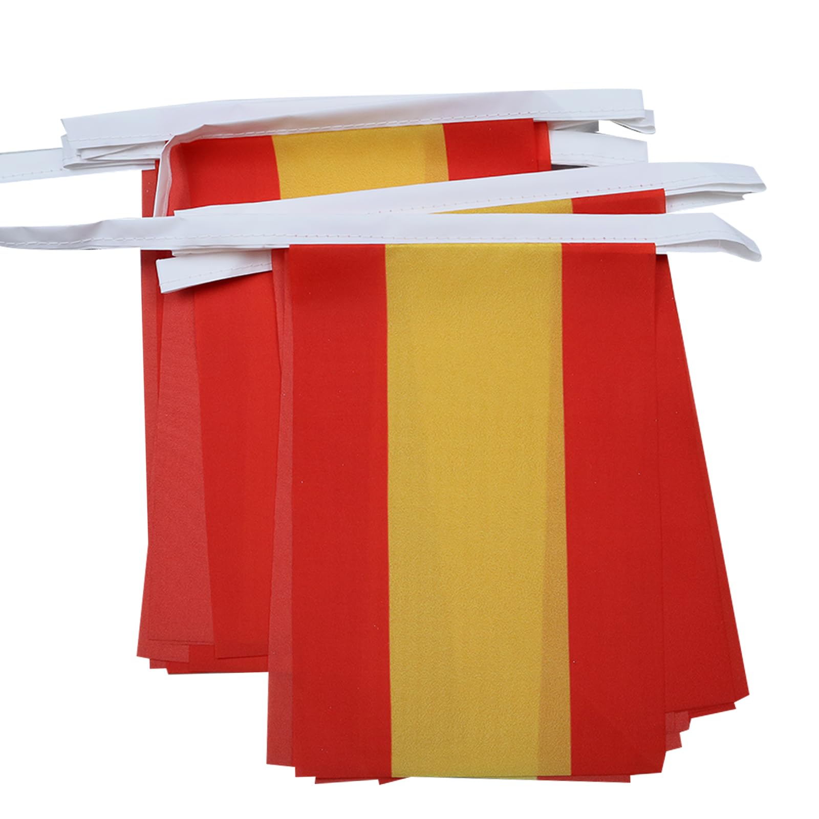 AZ FLAG Spain without arms Bunting Flag, 20 Ft Garland with 20 Small Spanish civil Flags 8'' x 6'', 100% Polyester String Pennant, 6 meters — image 1