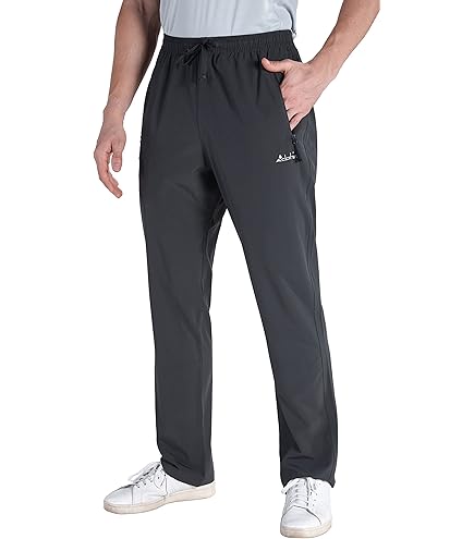 Amazon.com : clothin Men's Elastic-Waist Travel Pant Stretchy