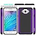 Galaxy J7 Case, OEAGO [Drop Protection] Protective Case [Shock Proof] - Hybrid Dual Layer Rubber Plastic Impact Defender Rugged Slim Hard Case Cover Shell for Samsung Galaxy J7 - Purple