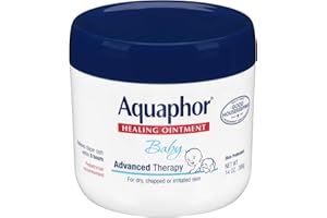 Aquaphor Baby Healing Ointment Advanced Therapy Skin Protectant, 14 Ounce, Pack of 2