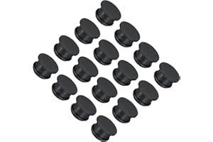 MECCANIXITY Silicone Snap in Locking Hole Plugs Rubber Panel Seal Cover Flush Type Panel Round for Kitchen Rubber Bulkheads W