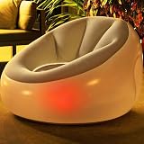 Bestway Inflatable Chair Outdoor LED Armchair Grey view 6