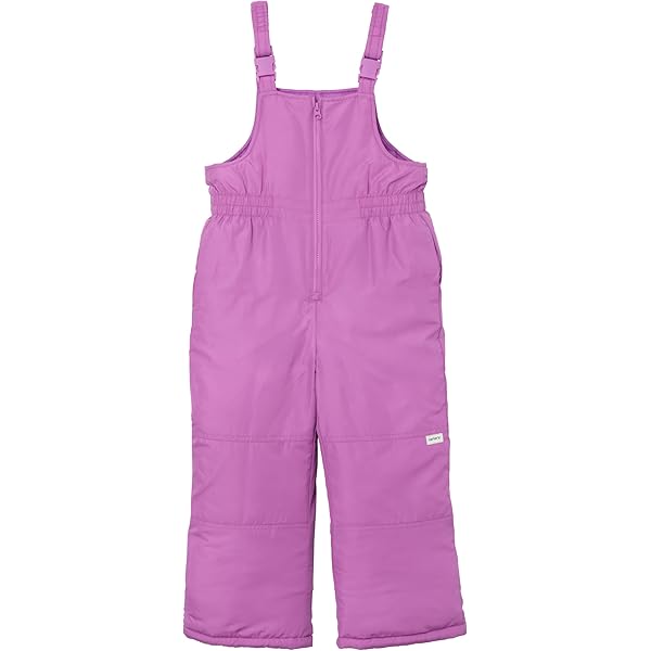 SkiGear Kids Insulated Snow Bib Overalls - Waterproof Winter Snow Pants