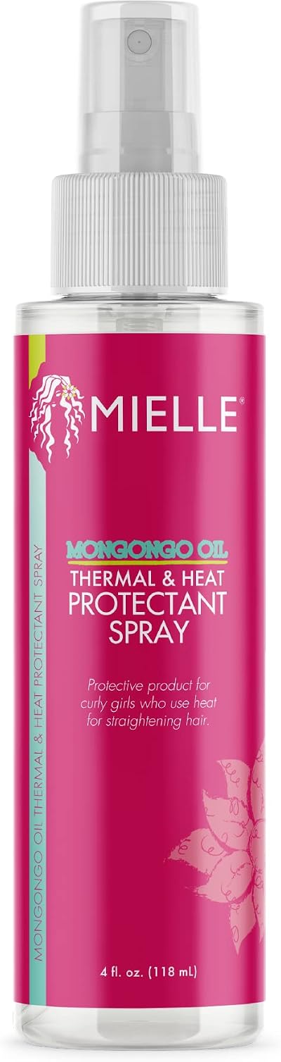 Mielle Organics Mongongo Oil Thermal Heat Protectant Spray 8 oz for