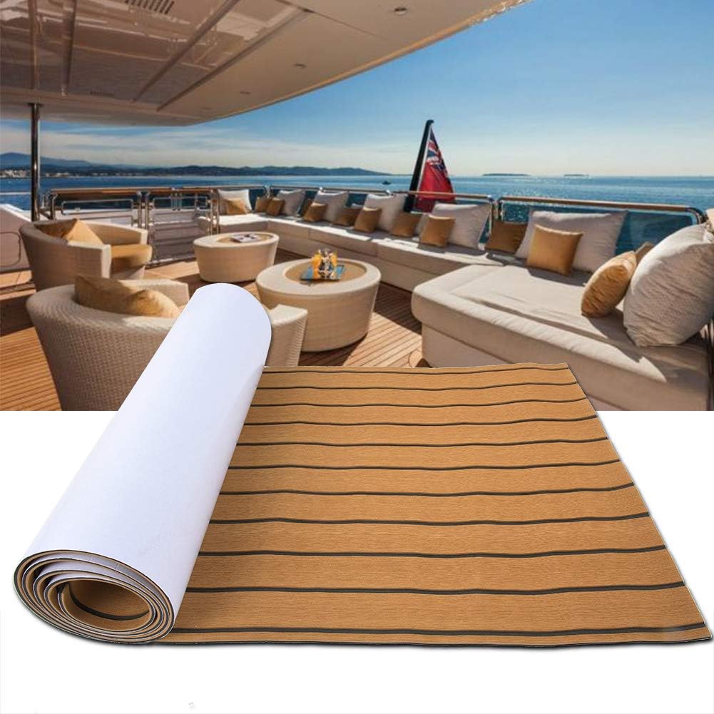 Boat Flooring Carpet, 240 * 60 * 0.6cm Boat Flooring Pad, SelfAdhesive