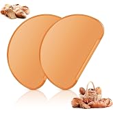 Pretwad Bowl Scraper 2PCS Silicone Bread Dough Scraper Bowl Spatula Curved Edge Flexible Bowl Scraper for Baking Food Scraper for Sourdough Bread Proofing Basket Pastry Cutter Tool, Orange