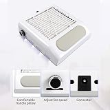 Layhou Nail Dust Collector Fan 2 Speed Powerful Table Vacuum Cleaner for Salon view 5