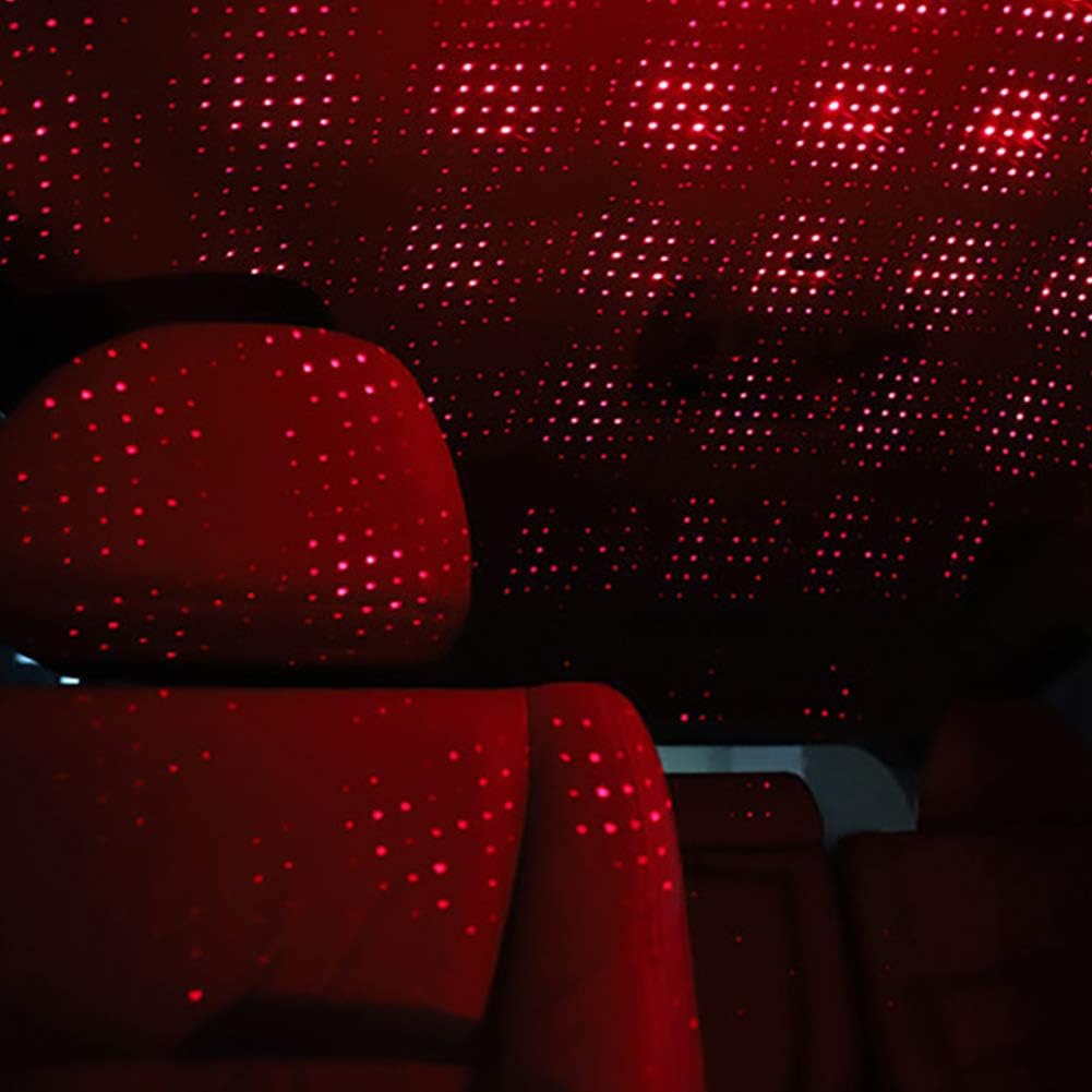 Kyuccfrs Car Projector Light, Flexible Tube Car Roof LED Star Light Car