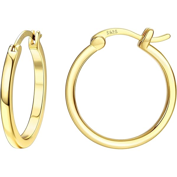Amazon.com: Generic Irregular Hoop Earrings For Women Gold