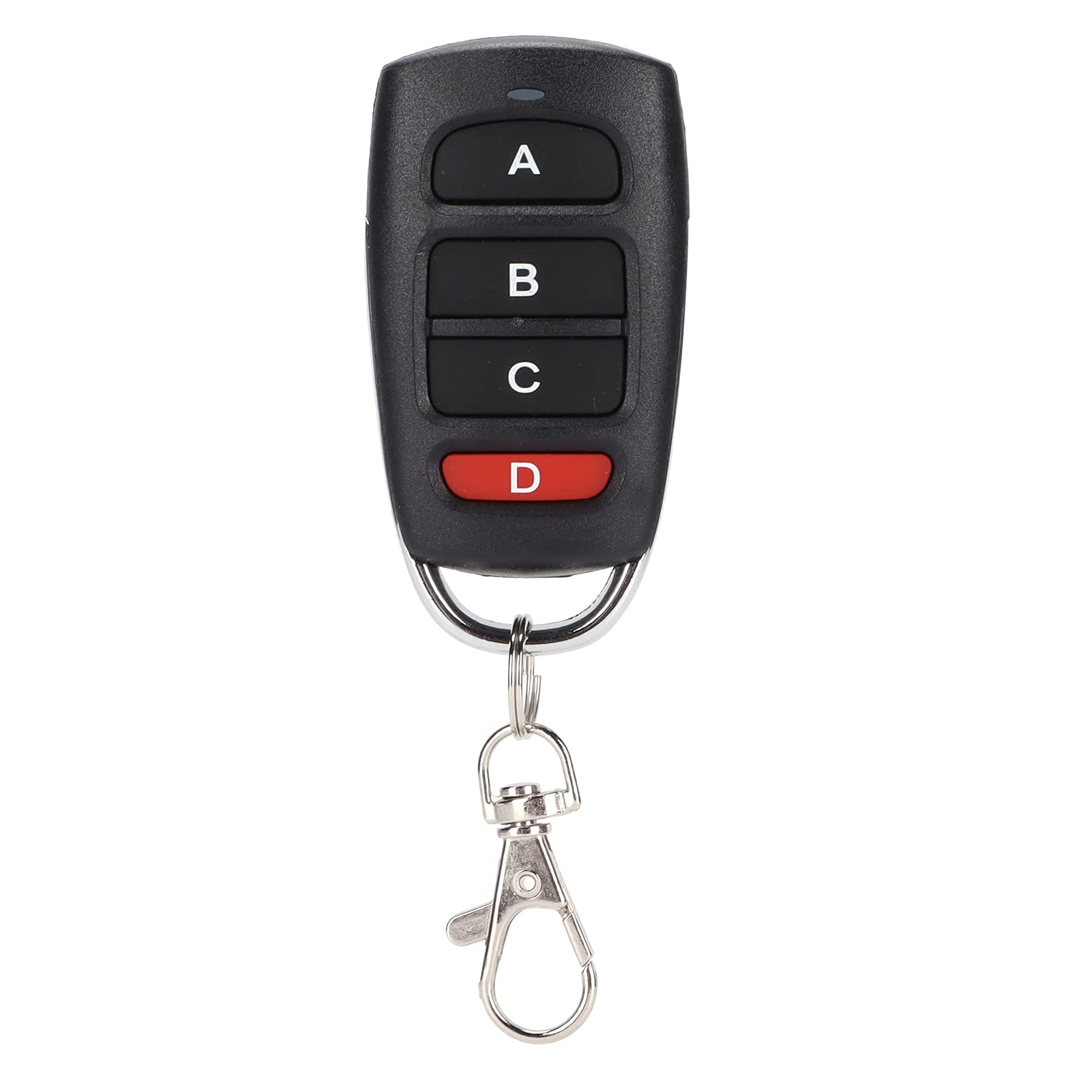 Dpofirs Door Opener Remote, KB-1304A Universal Remote Control 433MHz Programmable Learning 4‑Channel Replacement Key Fob Copying Common Fixed and Learning Code Remote Controls