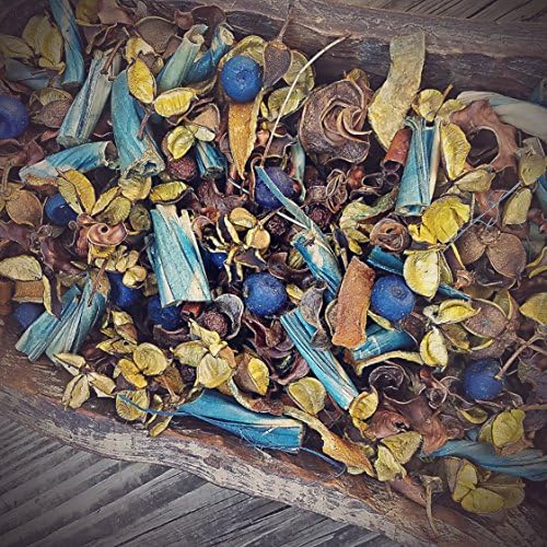 Bowl filler, pot pourri, home scents, air freshener, highly scented, 6 oz. bag, blueberry scent