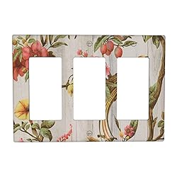 Flowers Bird Tree Retro Spring Floral Branch Light