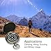 Leabertee Retro Compass Waterproof and Shakeproof for Outdoors Hiking Camping and Gifts (Champagne)