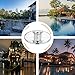 Linkax Solar Floating Light Pond Light Pool Light Color Changing Globe Floating Night Light Waterproof PC Ball Solar Light for Swimming Pool Pond Garden Party Home Decoration (1 PC)