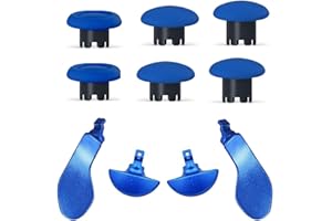 XBERSTAR PS5 Edge Thumbsticks Replacement for PS5 Edge Controller Paddles Stick Joystick Caps Thumbstick Puller Accessories (