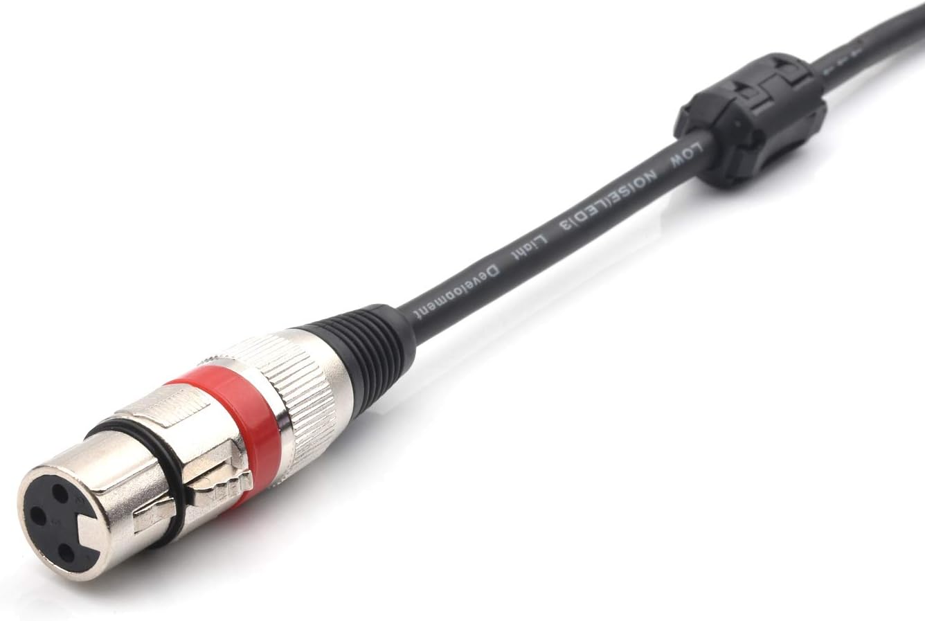 SiYear- XLR Female to 6.35mm 1/4 inch Mono male Audio Y Splitter Cable - Image 4