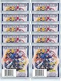 2018/19 Panini NHL Hockey Stickers Collection of TEN(10) Factory Sealed Sticker Packs with 50 Brand New MINT Glossy Stickers! Look for Stickers of all your Favorite NHL Superstars & Rookies! WOWZZER