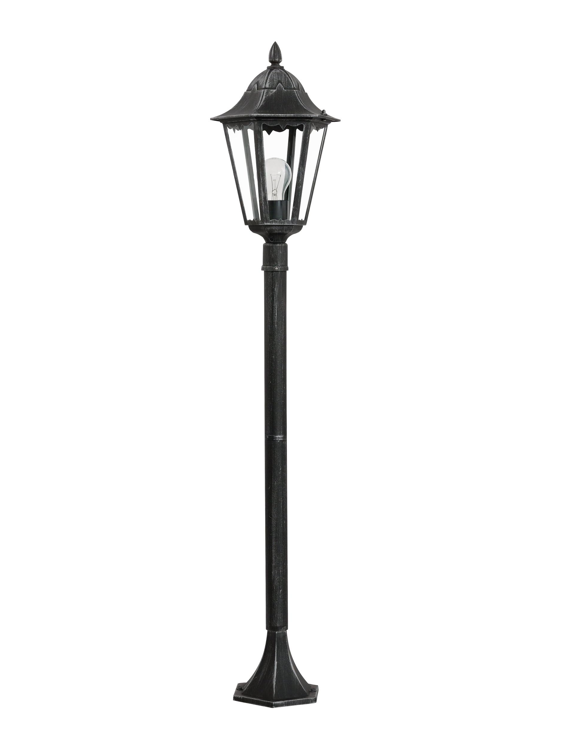 EGLO 93463 E27 Black, Silver-Patina Outdoor Floor Lamp NAVEDO