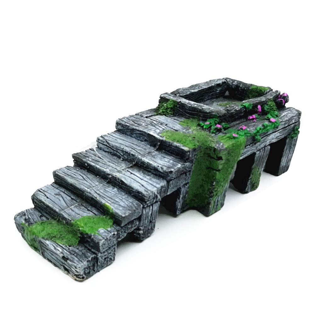 Reptile Breeding Box Shelter Habitat Decor Terrarium Hideout Turtle Basking Ramp Water Bowl Feeding Humidify Hide Caves