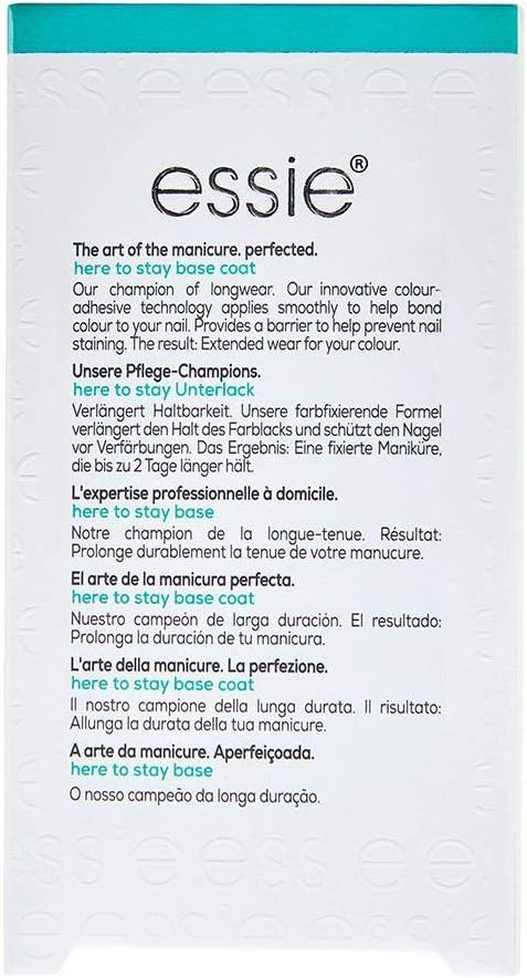 essie Here To Stay Base Coat Nail Polish,13.5 ml - Image 5