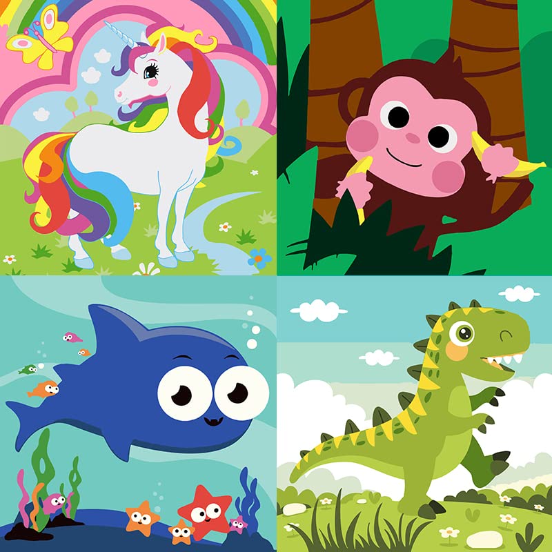 Mua EHZXUSO 4 Pack Paint by Numbers for Kids Ages 812, Paint by Number