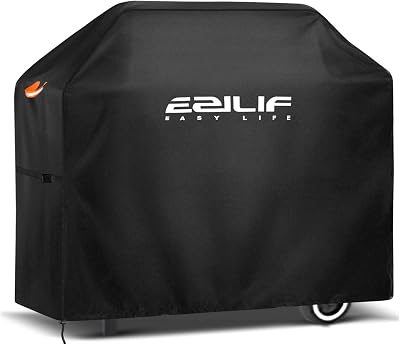 Ezilif 165x70x125 cm Waterproof BBQ Cover Heavy Duty Oxford 210D