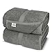 Chakir Turkish Linens Turkish Cotton Luxury Hotel & Spa Bath Towel, Bath Sheet - Set of 2, Gray